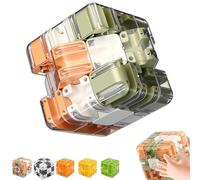 Large Labyrinth 3D Puzzles Maze Cube - Engaging Brain Teaser Toy, High - Difficulty Puzzle, Game Gravity Three-Dimensional Magic Cube Brain Teaser Ball Relief Items (Colorful)