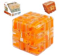 Large Labyrinth 3D Puzzles Maze Cube, Engaging Brain Teaser Toy, Spatial Awareness Brain Training Toy for Stocking Stuffer Gift