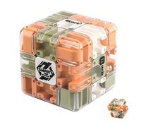 Large Labyrinth Maze Cube - Engaging Brain Teaser Toy, 3D Ball Maze, Puzzle Mazes Cube for Stress Relieve (1 PC)