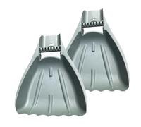 Large Leaf Scoops, Heavy Duty Hand Rake, 14.10 inches Garden Claws with Ergonomic Grip, Yard Debris Collector, Leaf Grabber with Sturdy Build, Outdoor Lawn Cleanup for Backyard and Farm