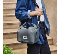 Large lunch bag isotherme- gris-10l-étanche-eco-responsible