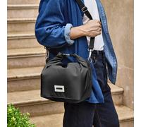 Large lunch bag isotherme- noir-10l-étanche-eco-responsible