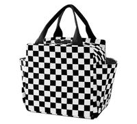 Large Lunch Box - Capacity Portable Reusable, Corduroy Tote with Secure Zipper Closure Insulated Style Design for Keeping Meals Fresh Suitable for Kids Women Men Adults Work School Travel Meal Prep