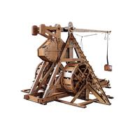 Large Medieval Trebuchet Wooden Model Kit Wood Construction Kit New js