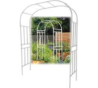 Large Metal Garden Arch Pergola, Weather-Resistant Wedding Decor for Climbing Plants, Adjustable Width 120-320 cm, Perfect for Outdoor Events and Celebrations