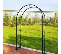 Large Metal Rose Arch for Weddings - Decorative Garden Trellis for Backyard Patio CourtyardClimbing Plant Support Archway 1.2M-3.5M Wide