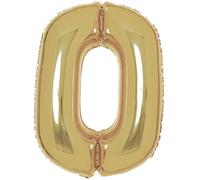 Large Number White Gold 0