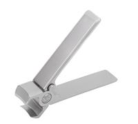 Large Opening Nail Clipper, Stainless Steel Fingernail Trimmer for Thick Hard Nails, Ergonomic Design with Wide Jaw for Smooth Flat Cuts, Toenail and Fingernail Cutter