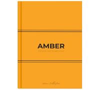 Large Orange Coffee Table Book - AMBER Design Facts Archive: Decorative Neutral Hardcover, Minimalist Faux Display Book with 175 Design Facts for Coffee Tables, Shelves & Home Decor