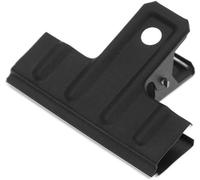 Large Paper Drawing Clip-10 Pcs Metal Hinge Clip Large 77mm Bulldog Clips Thickened For Mail,Cardboard,Office,Kitchen (Black)