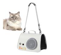 Large Pet Carrier for Puppies Kittens, Waterproof Travel Bag with Shoulder Strap, 15,75 x 10,24 x 10,24 pouces Soft Portable Organizer Short rips, Commuting, Hiking, Picnics, and Everyday