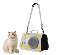 Large Pet Carrier for Puppies Kittens, Waterproof Travel Bag with Shoulder Strap, 15.75x10.24x10.24inches Soft Portable Organizer Short rips, Commuting, Hiking, Picnics, and Everyday Transportation