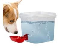 Large Pet Drinking Fountain, 18.5x18.5x15.3cm Hydration Station with 3L Tank, Quiet Circulating Dispenser, High Capacity Dog Bowl with Modern Style, Waterer for Home and Office