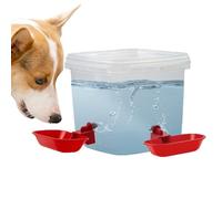 Large Pet Drinking Fountain, 7.2x7.2x6 inches with Filter System, Heavy Duty Dog Reservoir, Ultra-Quiet Water Station with Sl esign, Hydration Tool for Dorm and Apartment