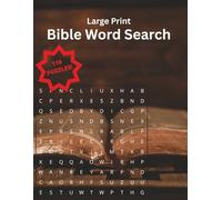 Large Print Bible Word Search: 110 Puzzles | 228 pages; Each page is a different Biblical Story with reference verses. Great for churches, homeschooling, or as a gift!