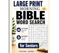 Large Print Bible Word Search for Seniors: Easy Bible Word Search Puzzles in Large Print for Peaceful Morning Coffee or Tea Time