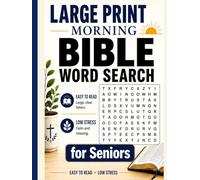 Large Print Bible Word Search for Seniors: Easy Bible Word Search Puzzles in Large Print for Peaceful Morning Coffee or Tea Time
