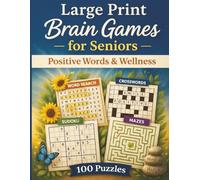 Large Print Brain Games - Positive Words & Wellness: Word Search Puzzle Book for Seniors & Adults | Bold Print Brain Training with Uplifting, ... Puzzles for Relaxation and Mental Fitness
