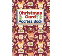 Large Print - Christmas Card Address Book: It's Easy to Read, Perfect for Seniors and People With Low Sight