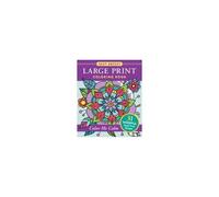 Large Print Coloring Book - Color Me Calm - 50 Big And Simple Designs
