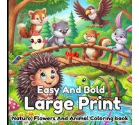 Large Print Country Christmas Coloring Book For Adults: “Fun and Simple Nature-Themed Coloring Pages for Relaxation, Creativity, and Stress Relief - Perfect for Kids, Teens, and Adults”