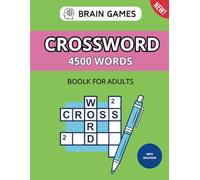 Large Print Crossword Puzzle Book for Adults - 100 Medium Puzzles: Boost Your Vocabulary & Problem-Solving Skills with Fun Crosswords