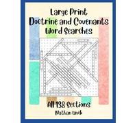 Large Print Doctrine and Covenants Word Searches: All 138 Sections