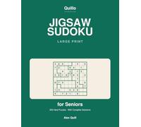 Large Print Jigsaw Sudoku for Adults: 200 Hard Puzzles with Solutions (Volume 3)