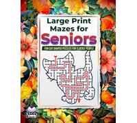Large Print Mazes for Seniors: Fun Cat-Shaped Puzzles for Elderly People to Boost Memory & Focus: Relaxing and Entertaining Cat-Themed Maze Book for ... Puzzles for Stress Relief and Brain Exercise