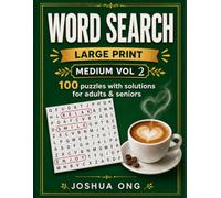 Large Print Medium Word Search Vol 2: 100 Medium Word Search Puzzles for Adults and Seniors - Large Print Word Games to Relax the Mind, Sharpen Focus & Share with Family