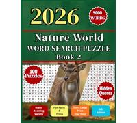 Large Print Nature Word Search Vol.2: A Relaxing Journey with Trivia and Fun Facts on Nature, Forests, Jungle Safari, Flowers,Insects & Wildlife: 100 ... (Word Find Books For Adults & Seniors)