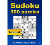 Large Print Normal Sudoku for Seniors 1: Big Font Puzzles with Extra Large Font for Low Vision - Stress-Free Brain Games for Relaxation, Memory, and Focus (With Solutions)