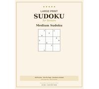 Large Print Sudoku for Seniors: 100 Medium Puzzles, One Per Page | Extra-Large Grids with Solutions | Brain Games for Adults & Seniors | Volume 2