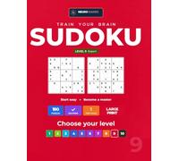 Large Print Sudoku Level 9: Expert: 180 Expert Sudoku Puzzles with Solutions for Adults & Seniors | Large Print Logic Puzzle Book & Brain Games Gift for Enthusiasts