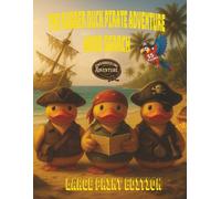 Large Print The Rubber Duck Pirate Adventure Word Search: A sea puzzle escape brimming with hidden treasure, fun duck mischief, pirate charm for adults and seniors craving a playful, low-stress break.