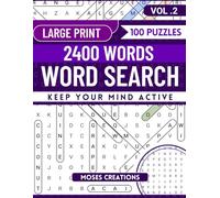 Large Print Word Search 100 Puzzles - Volume 2: 100 Fresh Word Search Challenges in Big Print | Easy-to-Read Layout to Minimize Eye Strain