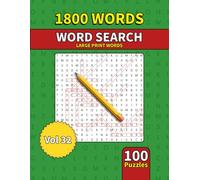 Large Print Word Search Book for Adults: 1800 Words - 100 Puzzles - Varied Themes - Perfect for Adults, Seniors & Teens - Vol 32