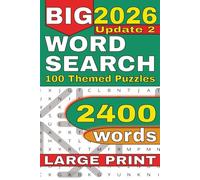 Large Print Word Search Book Volume 2: 2,400 New Puzzles for Seniors & Adults: Relaxing, Fun Brain Teasers to Boost Focus, Memory, and Mental Agility
