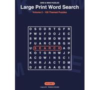 Large Print Word Search for Adults: 100 More Themed Puzzles - One Puzzle per Page, With Solutions - Volume 2