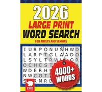 Large Print Word Search for Adults and Seniors: Over 4,000 Words to Boost Focus, Memory, and Relaxation (Little Elephant Series)