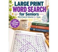 Large Print WORD SEARCH for Seniors: 100 Easy Puzzles with Large, Easy-to-Read Letters for Relaxation, Focus, and Fun (Large Print Senior Puzzles)