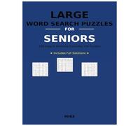 Large Print Word Search for Seniors: 100 Easy & Relaxing Everyday Life Puzzles