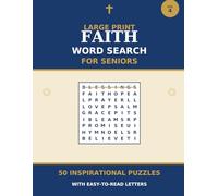 Large Print Word Search for Seniors: 50 Inspirational Bible-Themed Puzzles with Easy-to-Read, Letters | Christian Activity Book for Grandparents, Church Groups & Memory Care | Volume 4