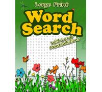 Large Print Word Search for Seniors & Adults: Anti-Eye Strain | Easy-to-Read Themed Puzzles with Large Print Solutions | Relaxing Fun for Adults & Elderly