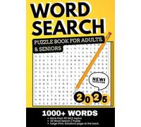 Large Print Word Search Puzzle Book for Adults and Seniors: With more than 50 themes, 1000+ words in Large Puzzle