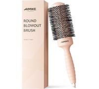 Large Round Brushing Brush,Medium Round Brush with Ion Brush Bristles,Professional Brushing Brush for Drying and Styling,Maximum Volume and Shine,Barrel 43 mm