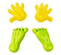 Large Sand Mold - Hand-Eye Coordination Toy, Footprint Handprint Sculpting Tool, Creative Beach Set | Interactive Outdoor Play Kit For Preschoolers Family Park Backyard Kindergarten Summer Camp