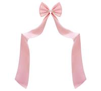 Large Satin Bow - 75x18 Inch Satin Elegant Reusable Long Streamers | Big Bow Decor for Festive Table Porch Wedding Arch Christmas Tree Fireplace Stand