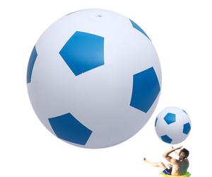 Large-Scale Inflatable Sport Ball - Vibrant Soccer-Pattern Graphics Bring Energy to Any Beach Day or Poolside Celebration, Lightweight & Easy to Inflate for Quick Setup, Spacious Design Encourages Col