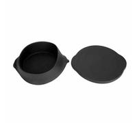 Large Silicone Ice Molds Extra Large Ice Cube Tray Easy to Disassemble Giant Ice Cubes Maker for Ice Bath Party Refrigerator Drinks Cooler 8 Lbs (Noire)